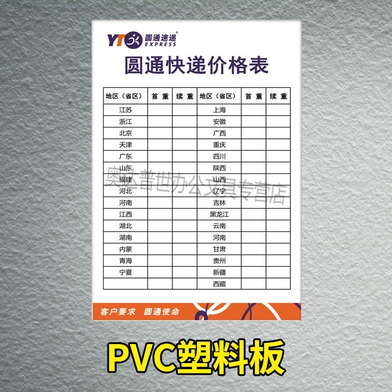 与快递公司合作价格表(江西省内邮政寄件价格表)