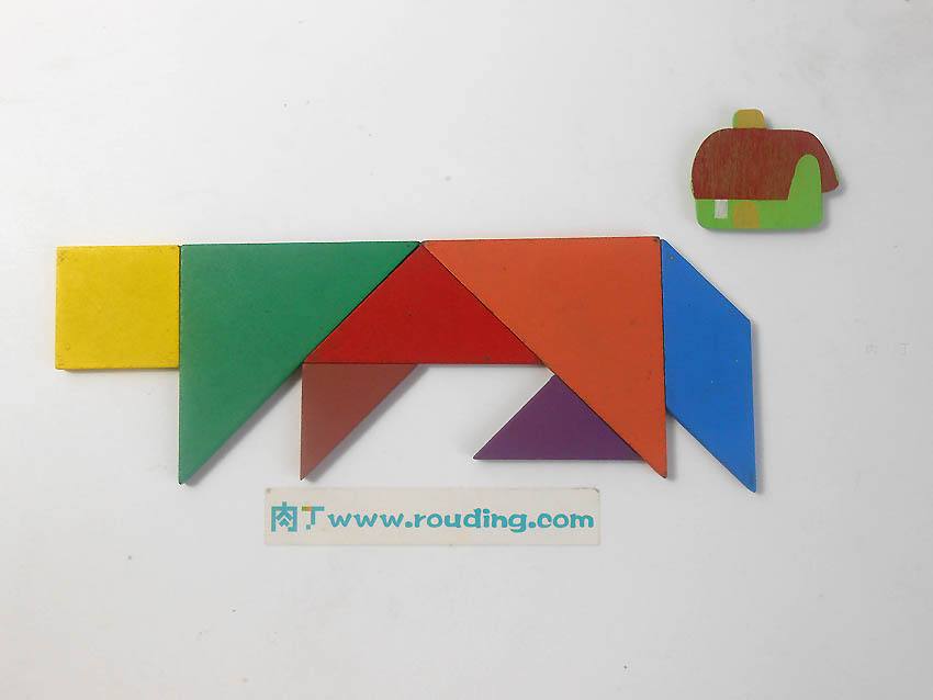 七巧板拼山君(七巧板拼图100幅)