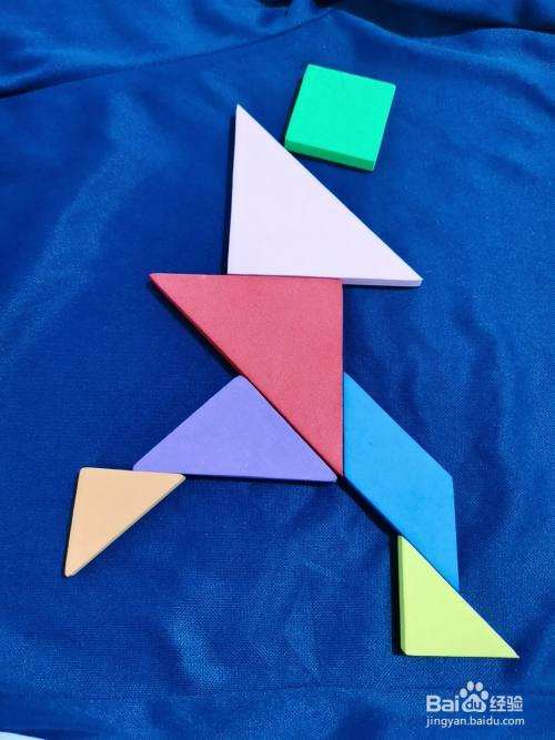 七巧板拼丹青做品图片(七巧板拼图100种拼法)